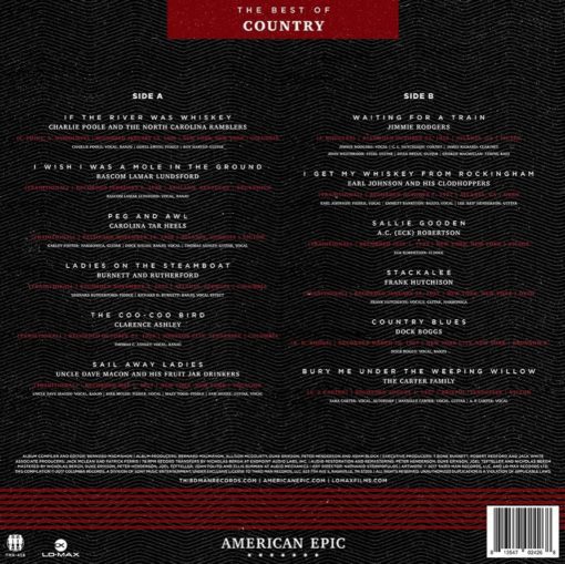 American Epic | The Best of Country [Vinyl] LP - Image 2