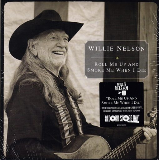 Willie Nelson ft. Snoop Dogg | Roll Me Up And Smoke Me When I Die [Record Store Day 7" Limited Edition Green Vinyl] 7"