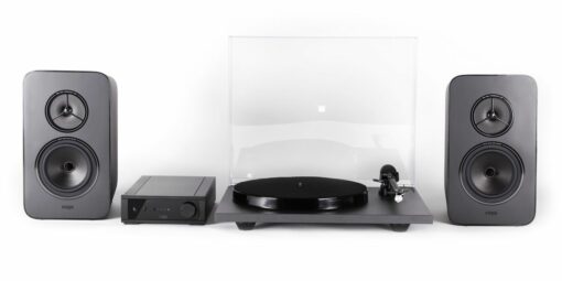 REGA System One [Planar 1 Turntable, Pair of Kyte Speakers, Rega IO Amplifier w/ 3m Cable] Audiophile Quality Hi-Fi