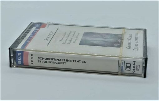 Schubert | Mass in E Flat [George Guest & David Atherton] Cassette (Decca 430 362-4)