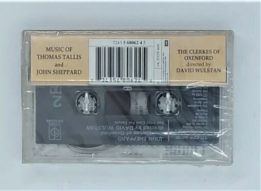 Music of Thomas Tallis & John Sheppard | The Clerkes of Oxenford [Conducted by David Wulstan] Cassette (7243 5 68062 4 5) - Image 2