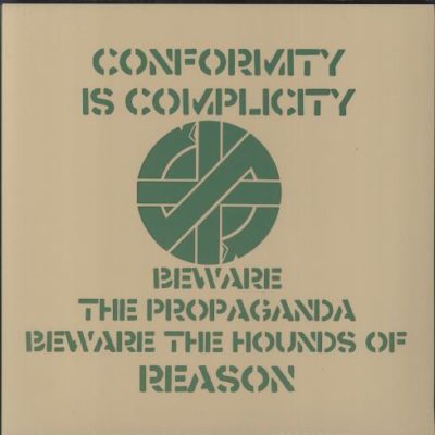 Crass  | Big A Little A / You're Already Dead [RSD22 Die-cut sleeve Pink Coloured Vinyl] 12"