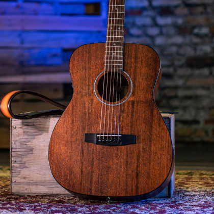 Cort | AF510M Open Pore [All-Mahogany Construction Concert Body] Acoustic Guitar - Image 3