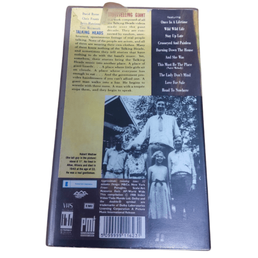 Talking Heads | Storytelling Giant [MVP-991-162-3] Vhs - Image 3