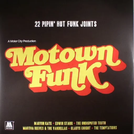 Motown Funk | Various Artists [Double Red Coloured Vinyl Album] 2LP