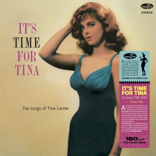 Tina Louise | It's Time For Tina [180g Vinyl Album Limited to 550 Copies] LP