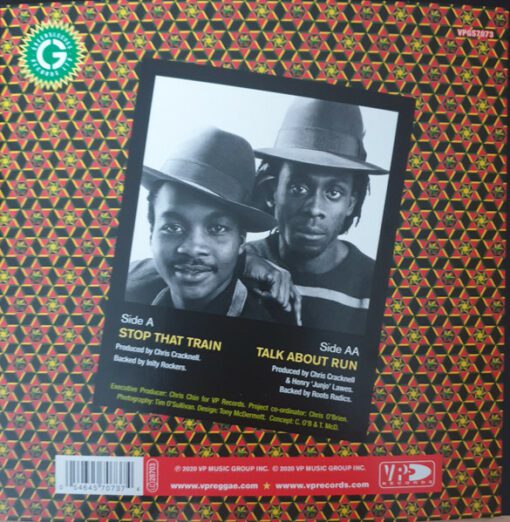 Clint Eastwood & General Saint* | Play Talk About Run / Stop That Train [Limited Edition Ghost-Glo 7"] 7" - Image 2