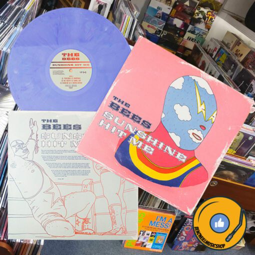 The Bees | Sunshine Hit Me  [Black Friday Blue Coloured Vinyl Album w/ Bonus Tracks *Download Code*] LP - Image 2