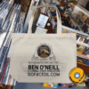Tote | Ben O'Neill Music Shop - 50 Years of Music and Entertainment [100% Cotton, Multi-Coloured Double Sided Print] Tote Bag