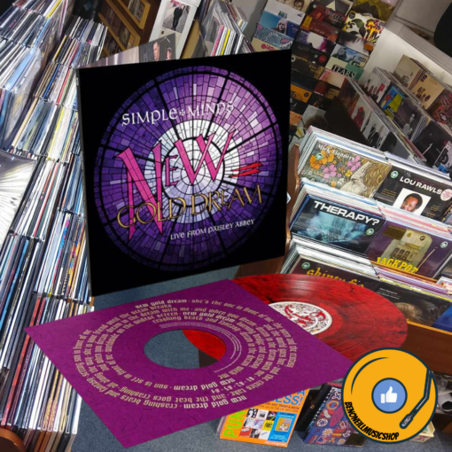 Simple Minds | New Gold Dream - Live From Paisley Abbey [Red/Black Marbled Vinyl Album] LP - Image 2