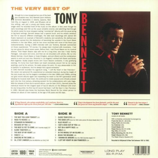 Tony Bennett | The Very Best Of [LP] - Image 2
