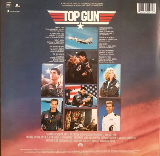 Various - Top Gun (Original Motion Picture Soundtrack) (LP, Album, RE) - Image 2