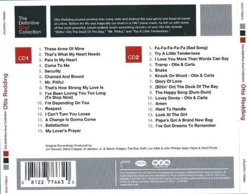 Otis Redding - The Definitive Soul Collection (2xCD, Comp, RM) - Image 2