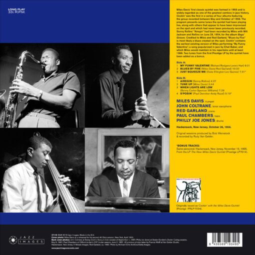 Miles Davis - Cookin' (LP, Album, Dlx, RE, 180) - Image 2
