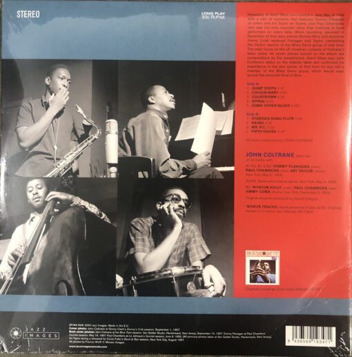 John Coltrane - Giant Steps (LP, Album, RE) - Image 2