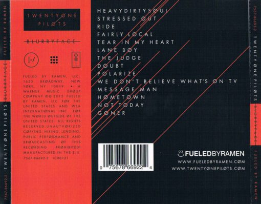 Twenty One Pilots - Blurryface (CD, Album, RP) - Image 2