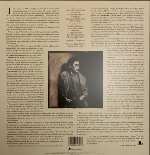 Paul Simon - Graceland (LP, Album, RE, Cle) - Image 2