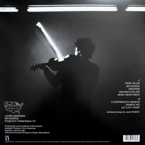 Laurie Anderson - Big Science (LP, Album, RE, RM, Red) - Image 2