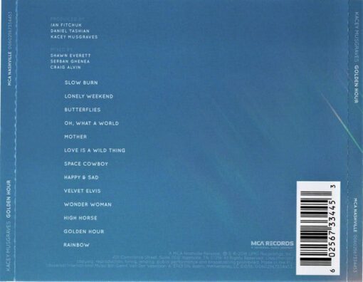 Kacey Musgraves - Golden Hour (CD, Album) - Image 2