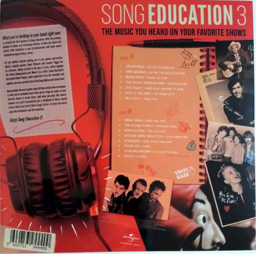 Various - Song Education 3 (LP, Comp, Ltd, Whi) - Image 2