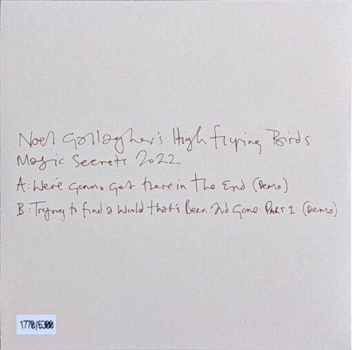 Noel Gallagher's High Flying Birds - Magic Secrets 2022 (7", RSD, Single, Ltd, Num) - Image 2