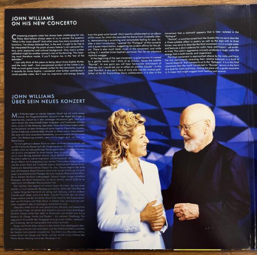John Williams (4) · Anne-Sophie Mutter, Boston Symphony Orchestra - Williams: Violin Concerto No. 2 (LP, 180) - Image 2