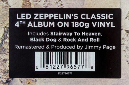 Led Zeppelin - Untitled (LP, Album, RE, RM, Gat) - Image 2