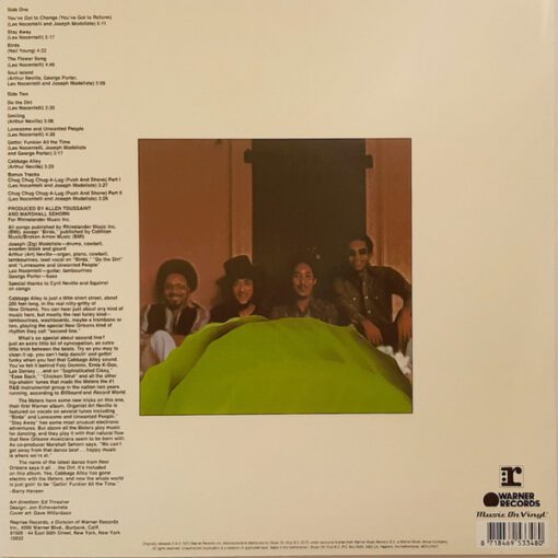 The Meters - Cabbage Alley (LP, Album, RE, 180) - Image 2