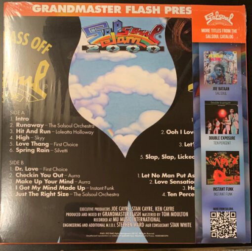 Grandmaster Flash - Salsoul Jam 2000 (2xLP, Mixed, RE, Jam) - Image 2