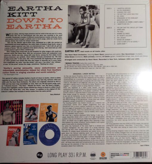 Eartha Kitt - Down To Eartha (LP, Album, Ltd, RE, 180) - Image 2