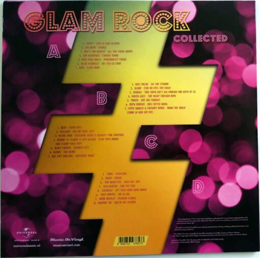Various - Glam Rock Collected (2xLP, Comp, Ltd, Sil) - Image 2