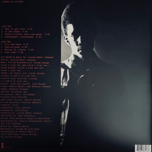 Linton Kwesi Johnson - Forces Of Victory (LP, Album, RE + LP, Comp + Ltd, RM, Gat) - Image 2