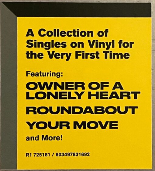 Yes - Yessingles (LP, Album, Comp) - Image 2