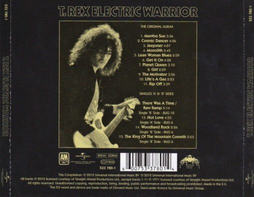 T. Rex - Electric Warrior (CD, Album, RE, RM) - Image 2