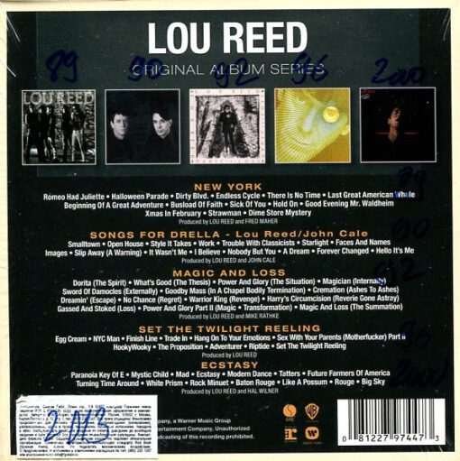 Lou Reed - Original Album Series (CD, Album, RE + CD, Album, RE + CD, Album, RE + CD) - Image 2