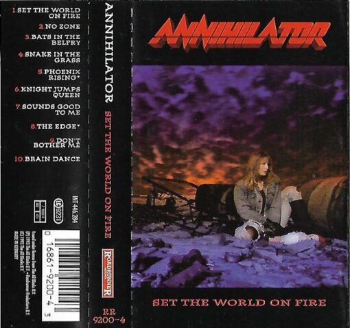Annihilator (2) - Set The World On Fire (Cass, Album)