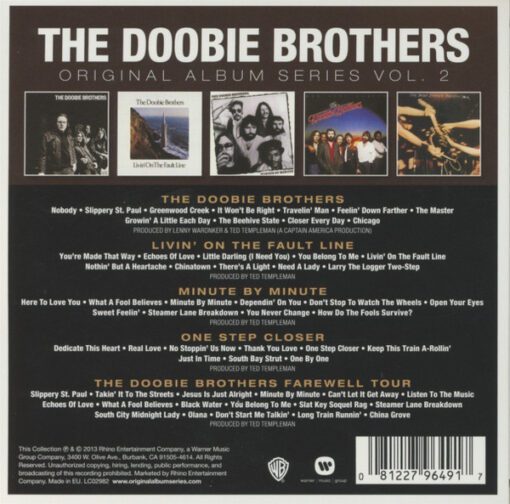 The Doobie Brothers - Original Album Series Vol. 2 (CD, Album, RE, Car + CD, Album, RE, Car + CD, Albu) - Image 2
