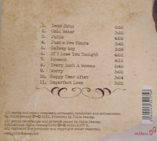 Julie Feeney - Clocks (CD, Album, Dig) - Image 2