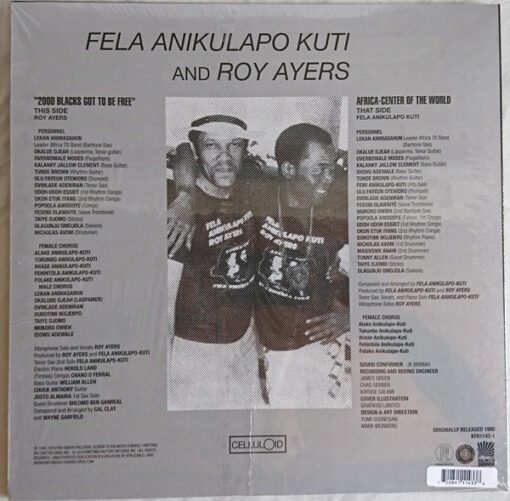 Fela Kuti And Roy Ayers - Music Of Many Colours (LP, Album, RSD, Ltd, RE, Rai) - Image 2