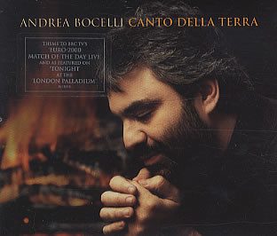 Andrea Bocelli - Canto Della Terra (CD, Single)