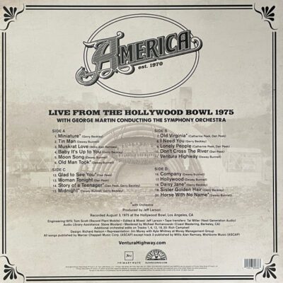 Alternative view of America (2) - Live From The Hollywood Bowl 1975 (2xLP, Album, RSD, Ltd, Nat)